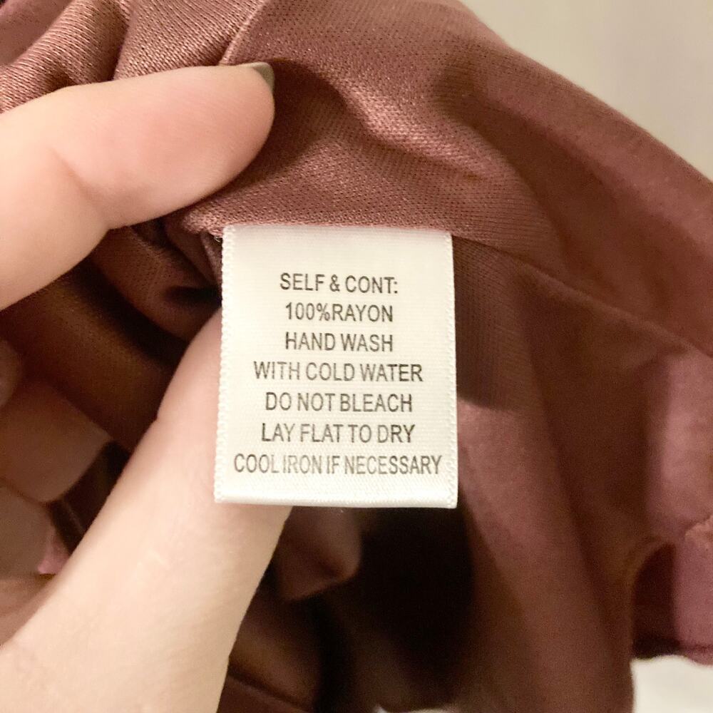 Charlotte Russe Women's S Mauve Lace-Up Cami Top - Picture 9 of 10